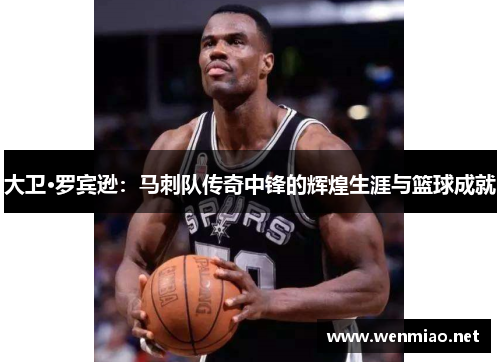 大卫·罗宾逊：马刺队传奇中锋的辉煌生涯与篮球成就